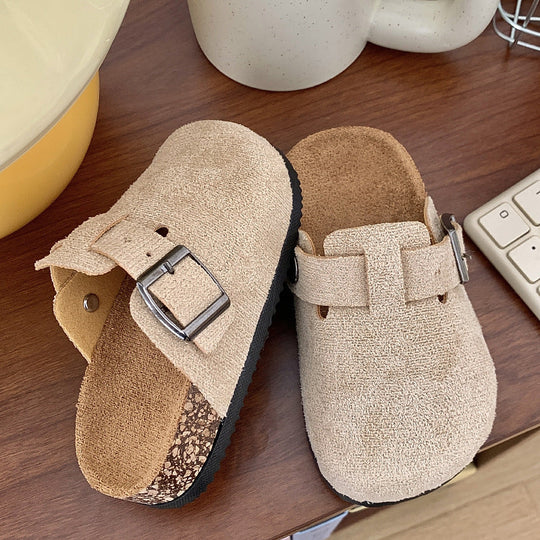 CorkEase Kids Slippers — Anti-Slip Quality for Modern Steps
