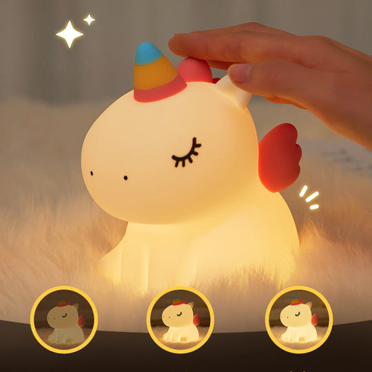 DreamGlow Unicorn Baby Night Light — Clean Calming Bedtime Glow