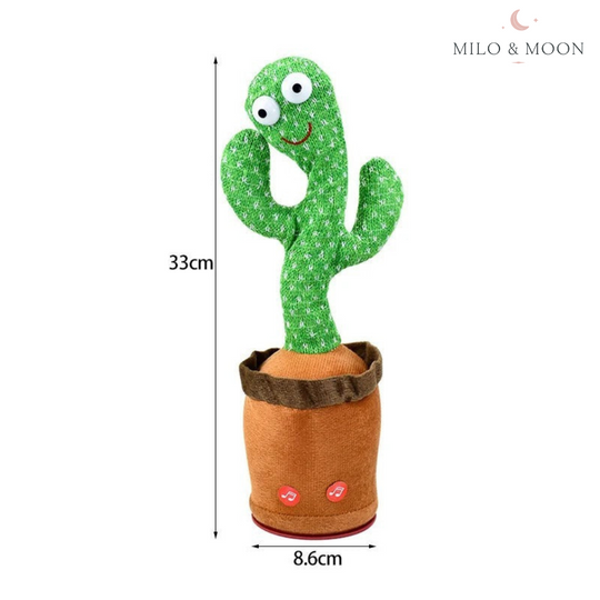 CactusTalk Plush Toy – Talking Dancing Cactus for Kids Modern Fun