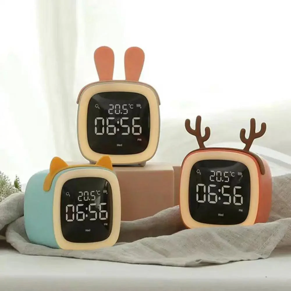 BunnyLight – Cartoon LED Alarm Clock Lamp