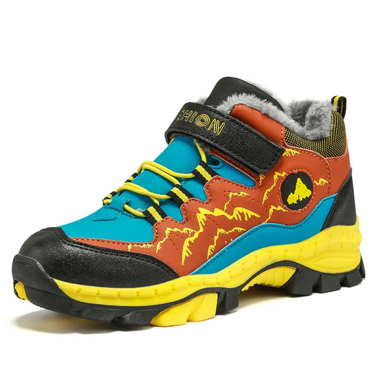 Trail Explorer Kids Waterproof Hiking Boots — Dry, Comfy Steps