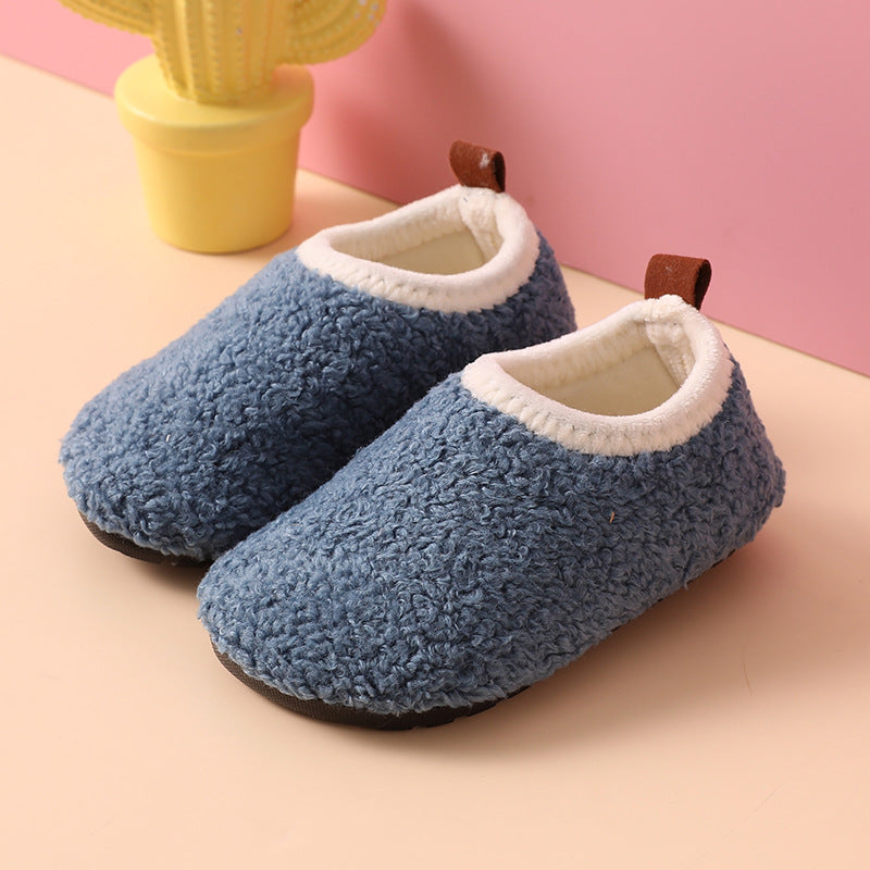 CloudStep Kids Wool Slippers – Modern Indoor Comfort for Kids