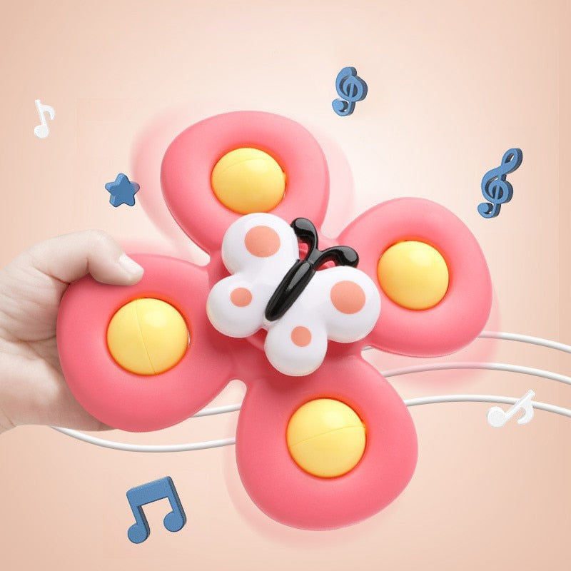 TwirlNest Baby Spinner Suction Toy Set — Calm Sensory Play