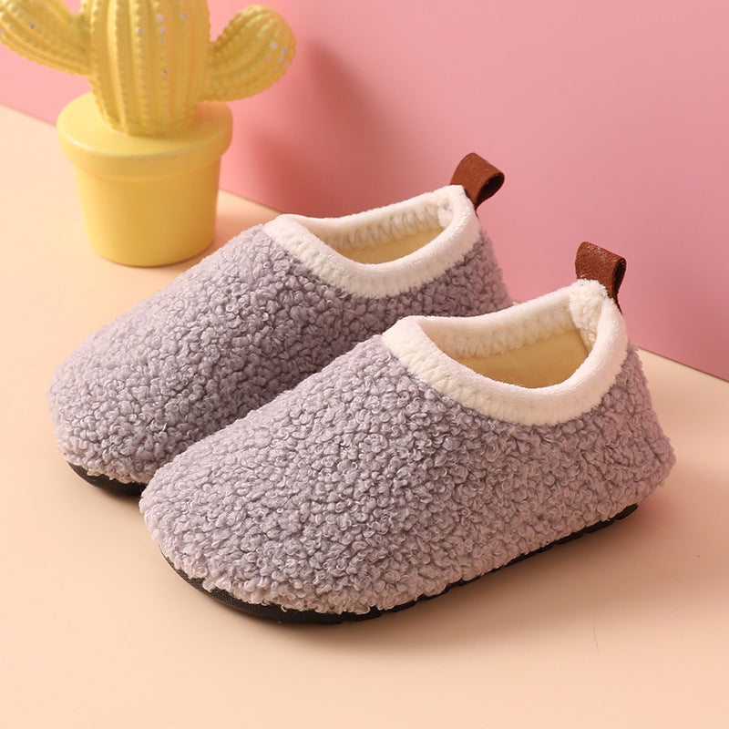 CloudStep Kids Wool Slippers – Modern Indoor Comfort for Kids