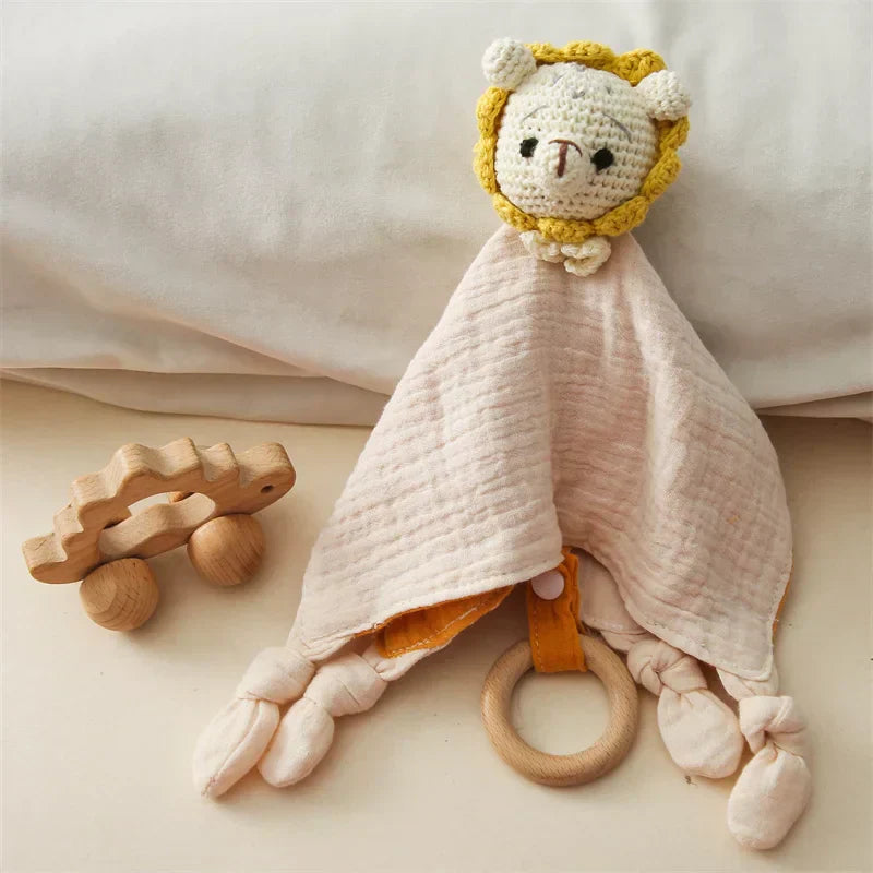 SnuggleNest Baby Comforter Plush Toy — Calm Soothing Qulaity