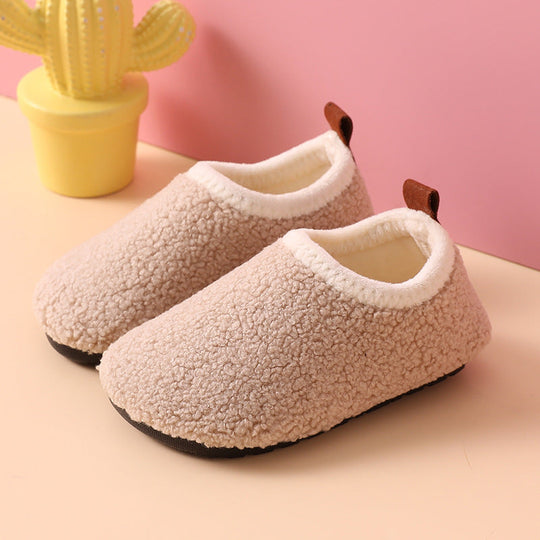 CloudStep Kids Wool Slippers – Modern Indoor Comfort for Kids