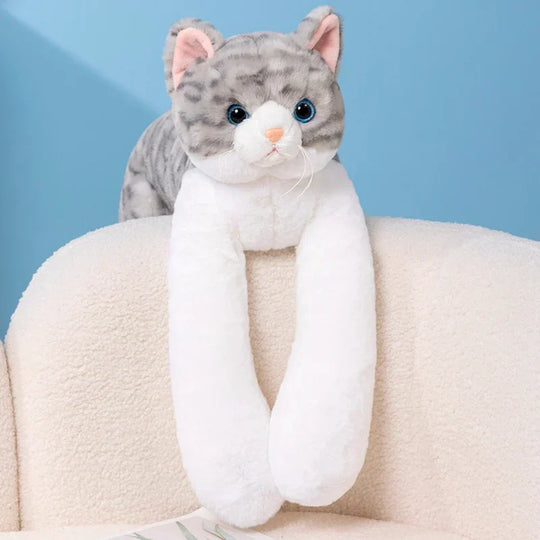 CatCuddle Weighted Cat Plush Toy — Calming Modern Comfort