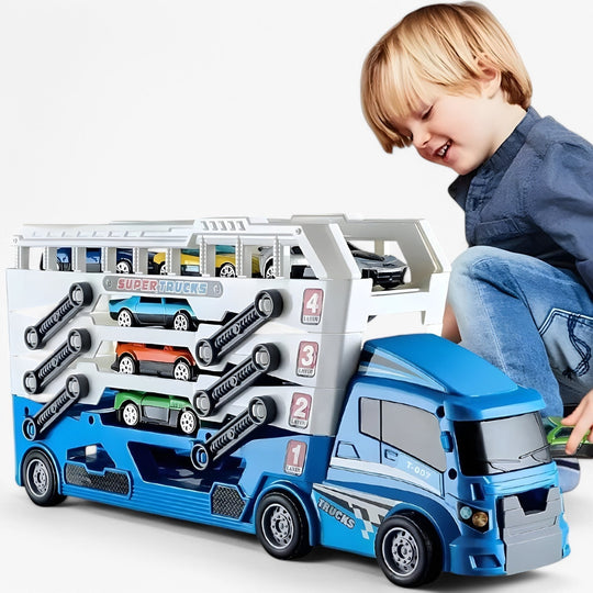 LoadRunner Car Carrier Toy Truck – Kids Transport Toy for Safe Play