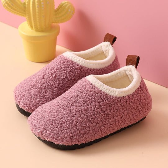 CloudStep Kids Wool Slippers – Modern Indoor Comfort for Kids