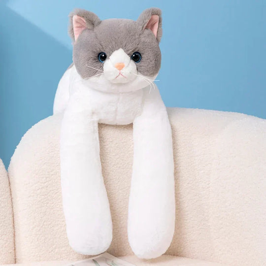 CatCuddle Weighted Cat Plush Toy — Calming Modern Comfort