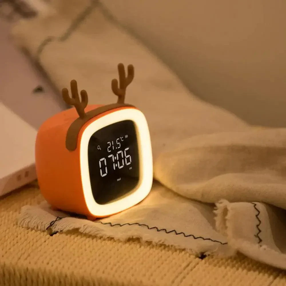 BunnyLight – Cartoon LED Alarm Clock Lamp