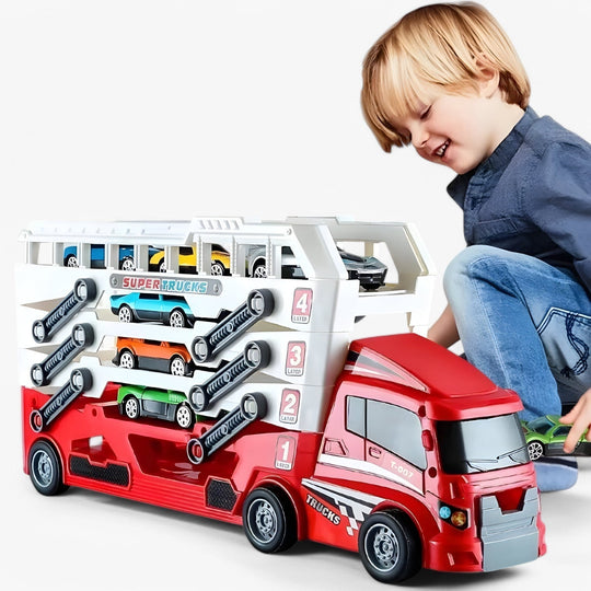 LoadRunner Car Carrier Toy Truck – Kids Transport Toy for Safe Play