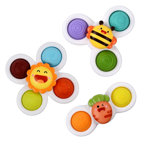 TwirlNest Baby Spinner Suction Toy Set — Calm Sensory Play