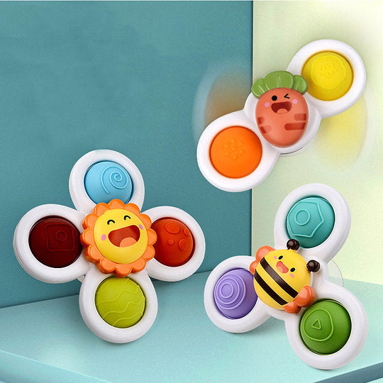 TwirlNest Baby Spinner Suction Toy Set — Calm Sensory Play