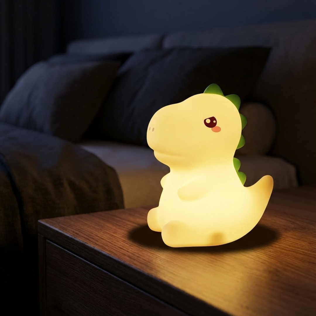 DinoGlow Companion Kids Night Light — Clean Calming Bedtime Comfort