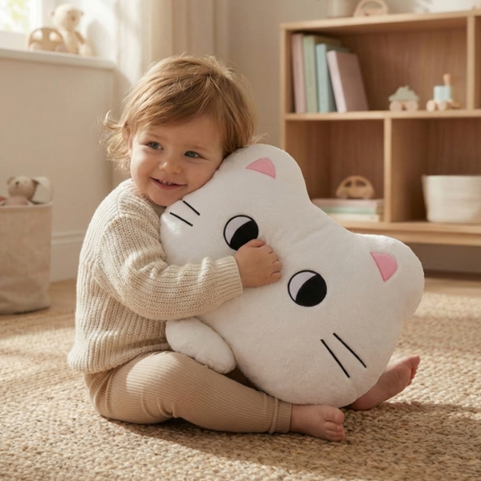 PearlPaw Cat Plush Toy  — Clean Quality Companion
