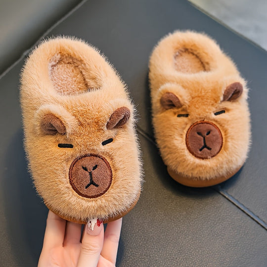SnugglePaws Plush Animal Kids Slippers — Modern Warm Quality