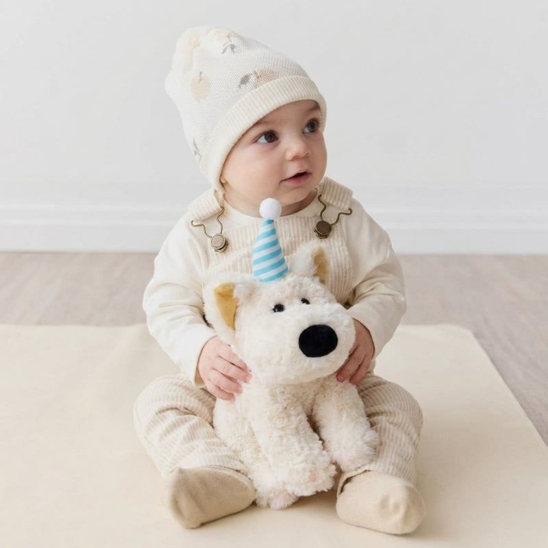CuddlePup Birthday Dog Plush Toy — Clean Modern Quality