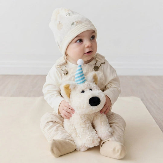 CuddlePup Birthday Dog Plush Toy — Clean Modern Quality