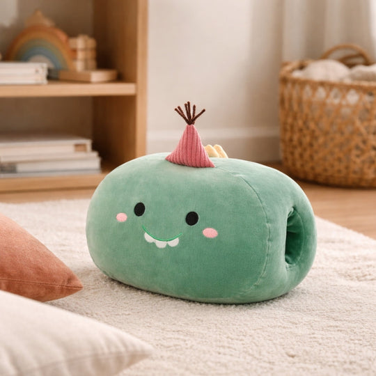 Aino Dino Modern Hand Warmer Plush Toy — Clean Calming Quality