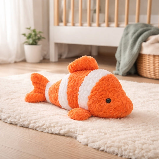 OceanBuddy Baby Fish Plush Toy — Calming Cuddle Comfort