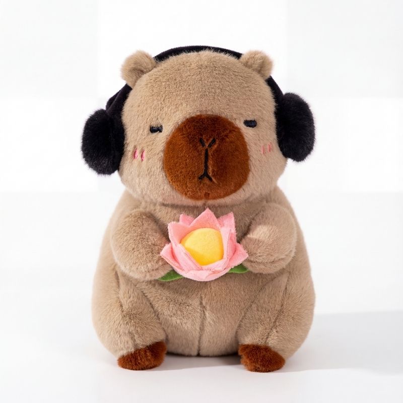 Ilona Modern Capybara Plush Toy — Clean Calm Quantity for Kids