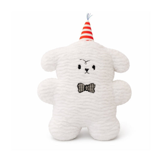 Anya Curly White Puppy Plush Dog Toy for Kids — Clean Quality
