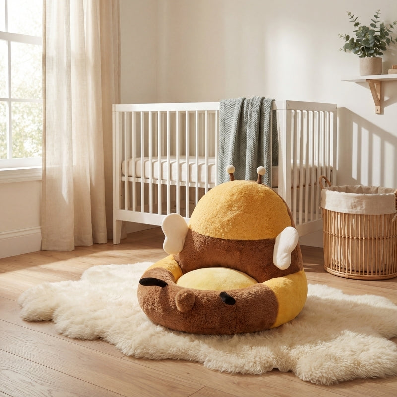 Aurelia Honeybee Plush Seat Kids Seat Cushion — Modern Quality