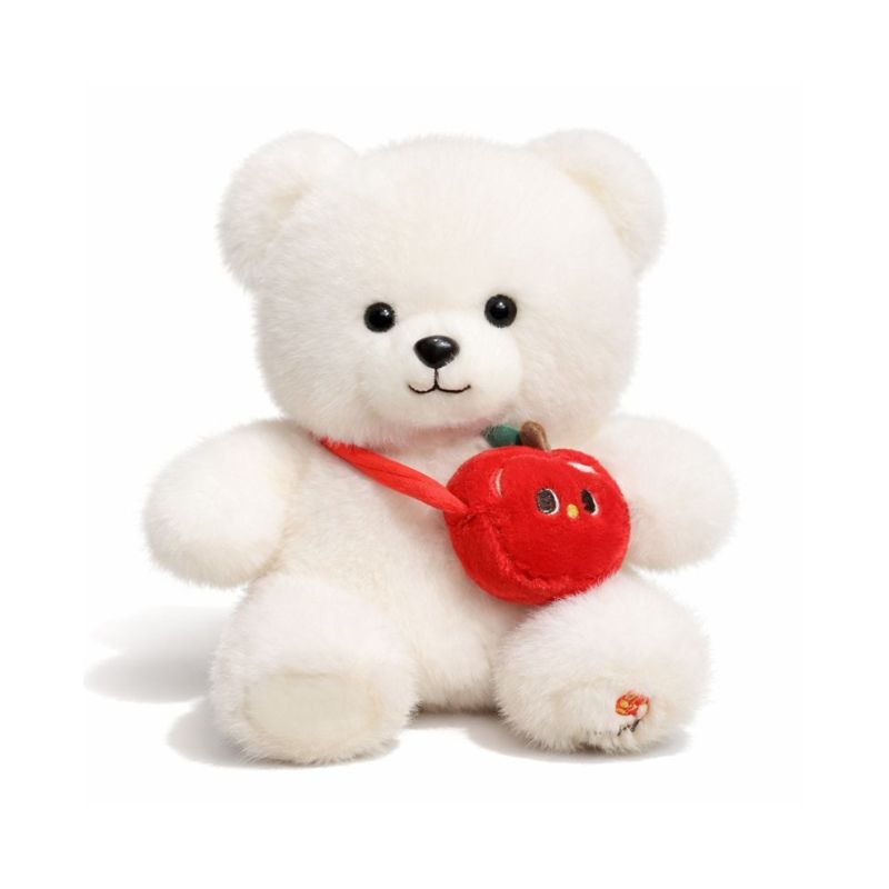 Chiara Apple Bear Plush Toy — Modern Quality Companion