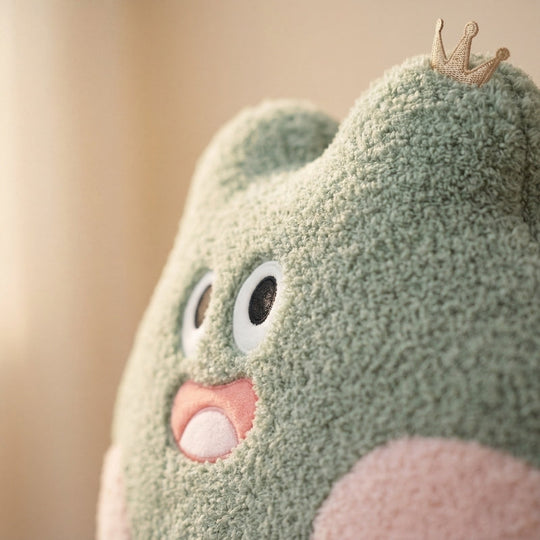 Frog Prince Plush Toy Baby Frog Plush Toy — Clean Modern Quality