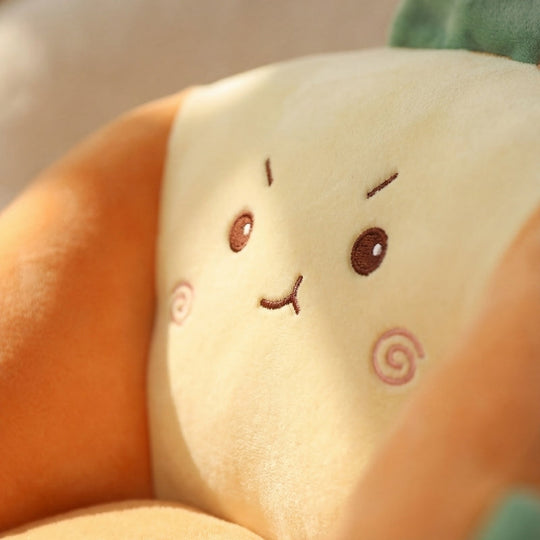 Mila Carrot Modern Seat Plush Toy — Toddler Plush Seat Quality