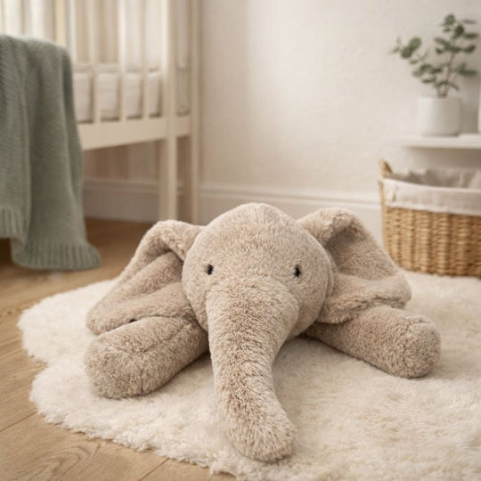 Snuggle Elephant Plush Toy — Soft Comfort for Kids