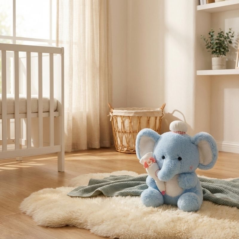Bianca Chef Elephant Plush Toy Baby Plush Toy — Calm Quaity Companion