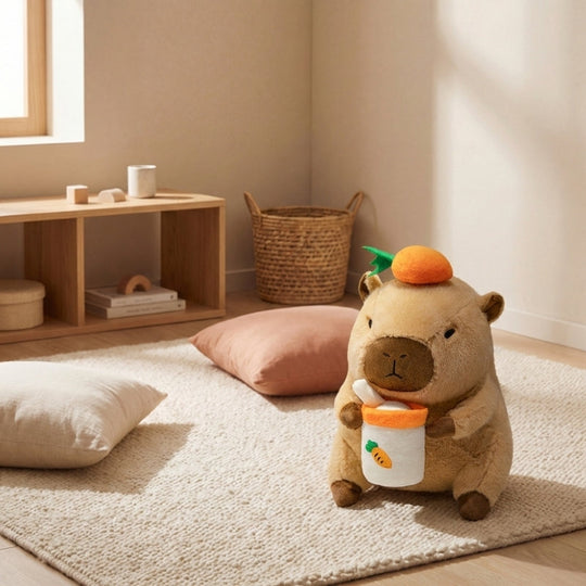 CuddleBurrow Capybara Plush Toy — Clean Modern Quality Companion