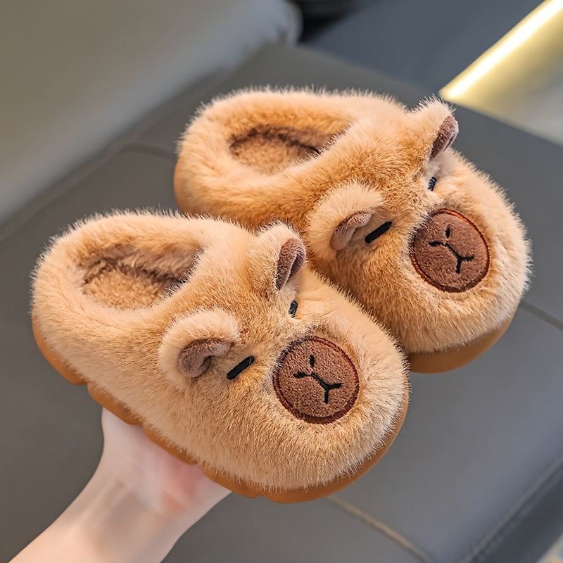 SnugglePaws Plush Animal Kids Slippers — Modern Warm Quality