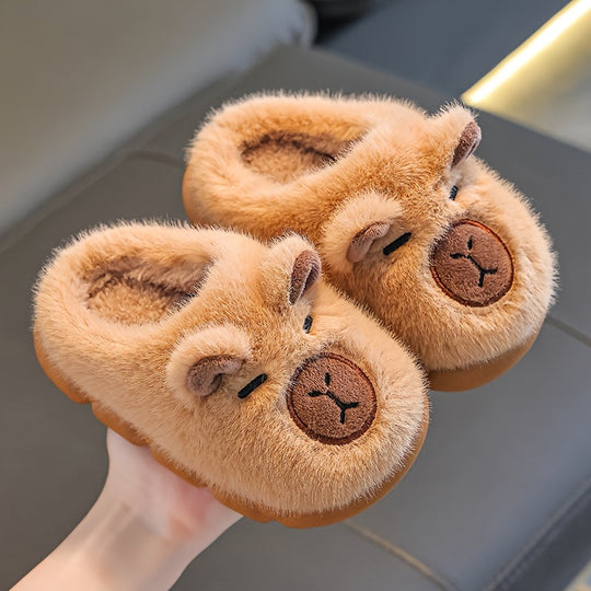 SnugglePaws Plush Animal Kids Slippers — Modern Warm Quality