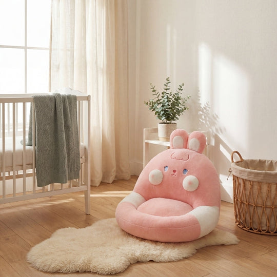 CuddleNest Bunny Seat Plush Toy for Kids — Modern Quality