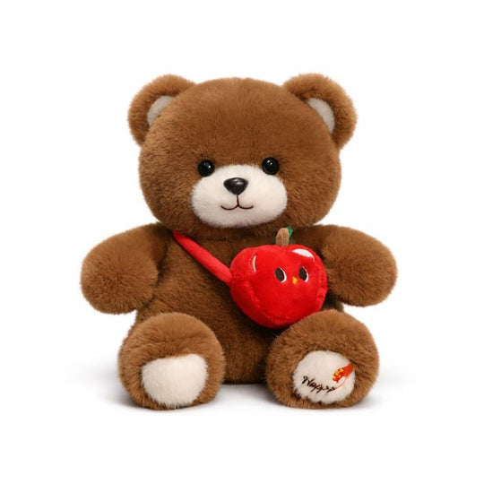 Chiara Apple Bear Plush Toy — Modern Quality Companion