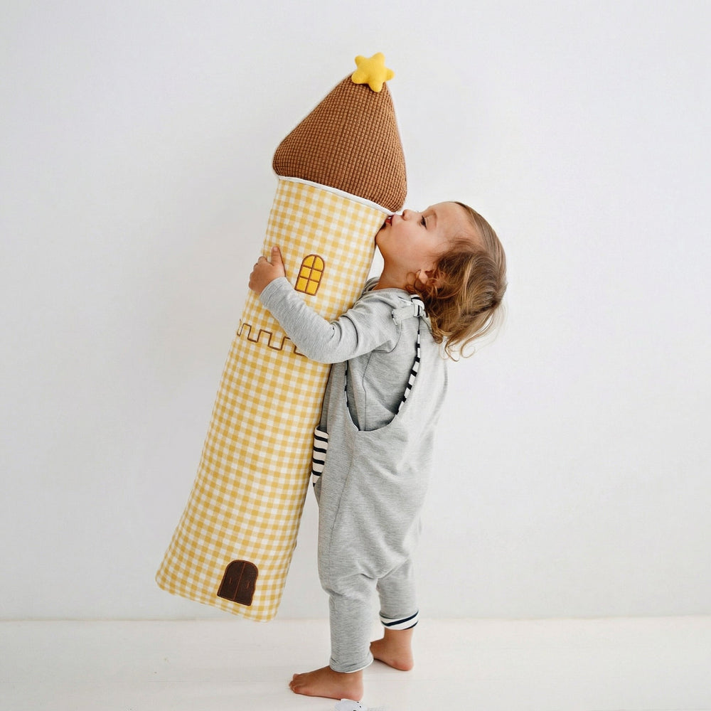 Cicimi Kids Castle Plush Pillow – Clean Modern Quality Toy