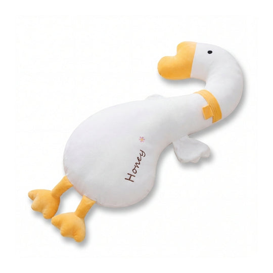 Modern Long-Neck Goose Plush Toy, Kids Body Pillow — Calming Quality