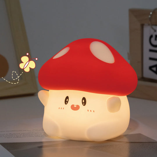 GlowNest Mushroom Baby Night Light — Clean Calming Glow