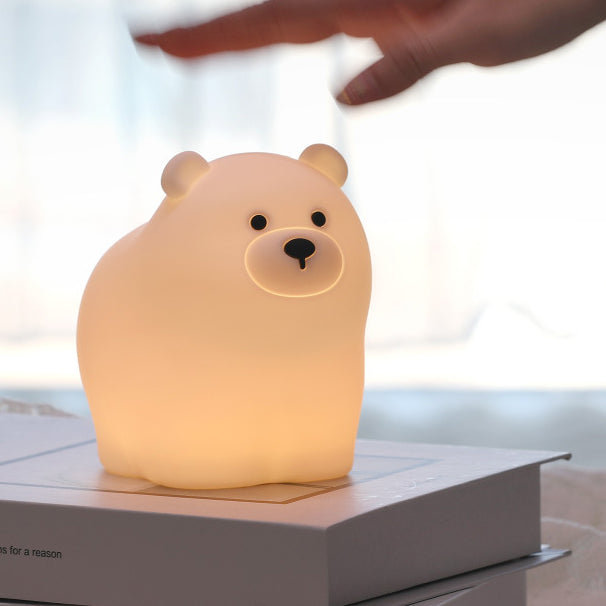 CuddleBear Silicone Baby Night Light — Calming Bedtime Comfort