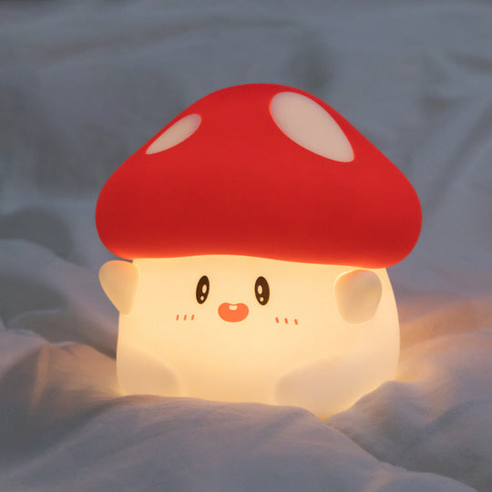 GlowNest Mushroom Baby Night Light — Clean Calming Glow