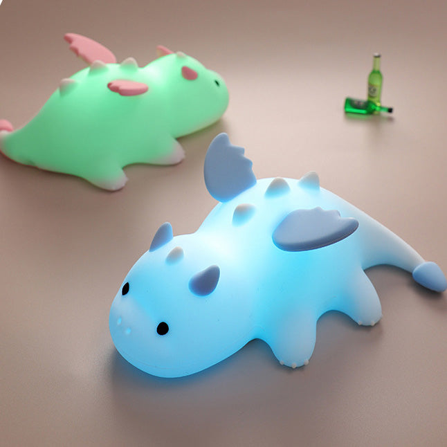 DreamCuddle Baby Dragon Kids Night Light — Calm Modern Bedtime Glow