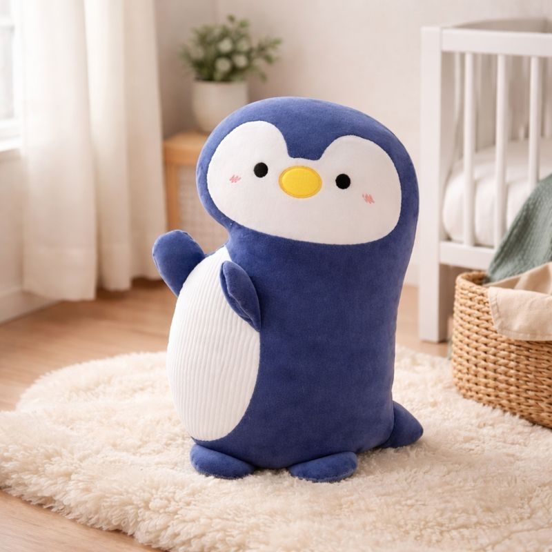 CalmNest Penguin Plush Toy — Modern Quality for Kids