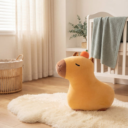 Calming Capybara Plush Toy for Kids — Clean Modern Quantity Friend