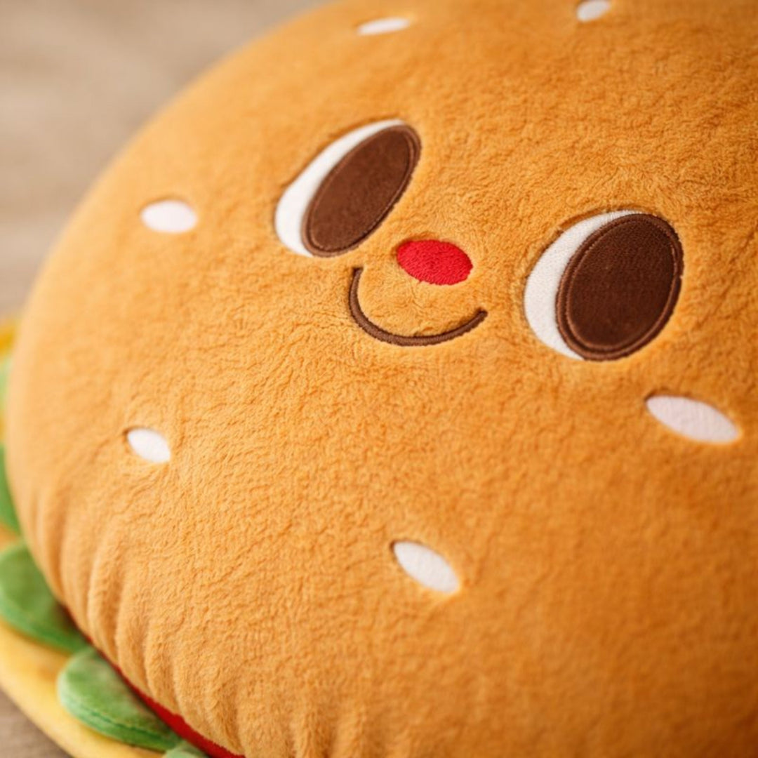Happy Burger Plush Toy Kids Soft Toy — Modern Quality Friend