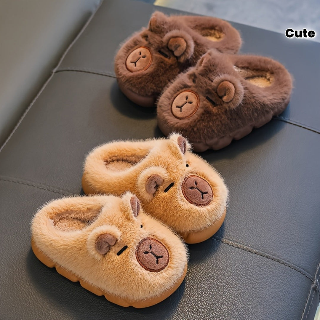 SnugglePaws Plush Animal Kids Slippers — Modern Warm Quality