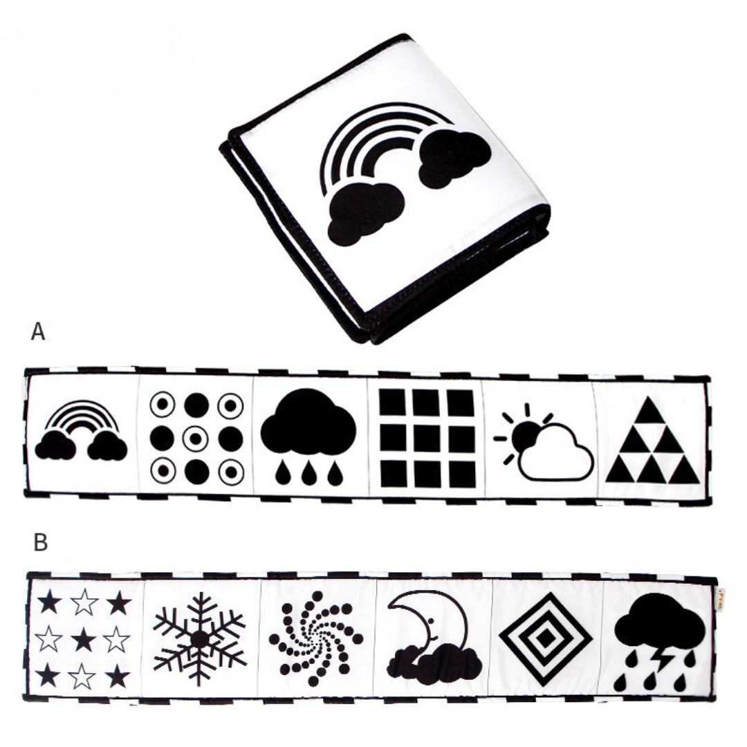 ContrastNest High Contrast Baby Sensory Book — Calm Visual Learning