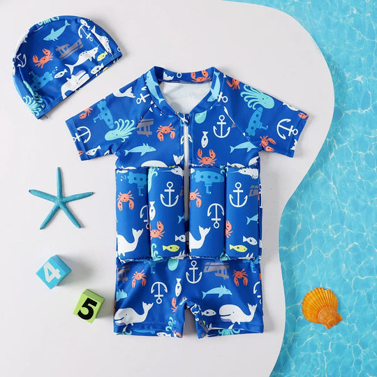 CoastBuddy Kids Swim Float Suit — Safe Confident Water Play